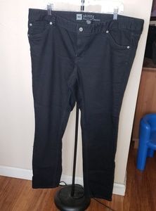 Size 18S Black Denim Pants